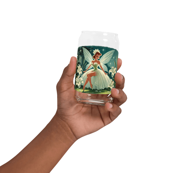 Enchanted Lily Fairy Can-Shaped Glass product image (32)
