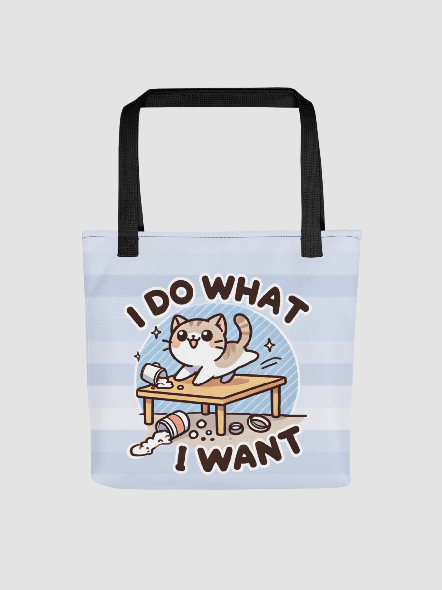 I Do What I Want Tote Bag – Stripes product image (4)