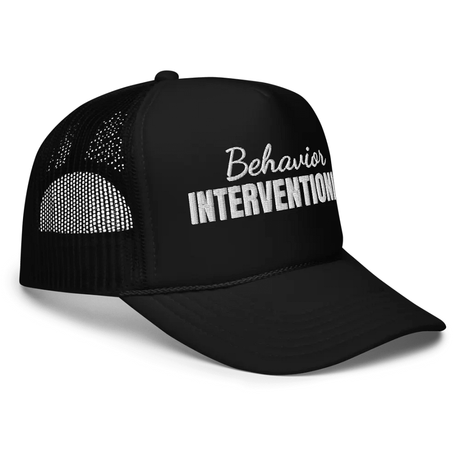 Behavior Interventionist - Embroidered Trucker Cap Hat product image (3)