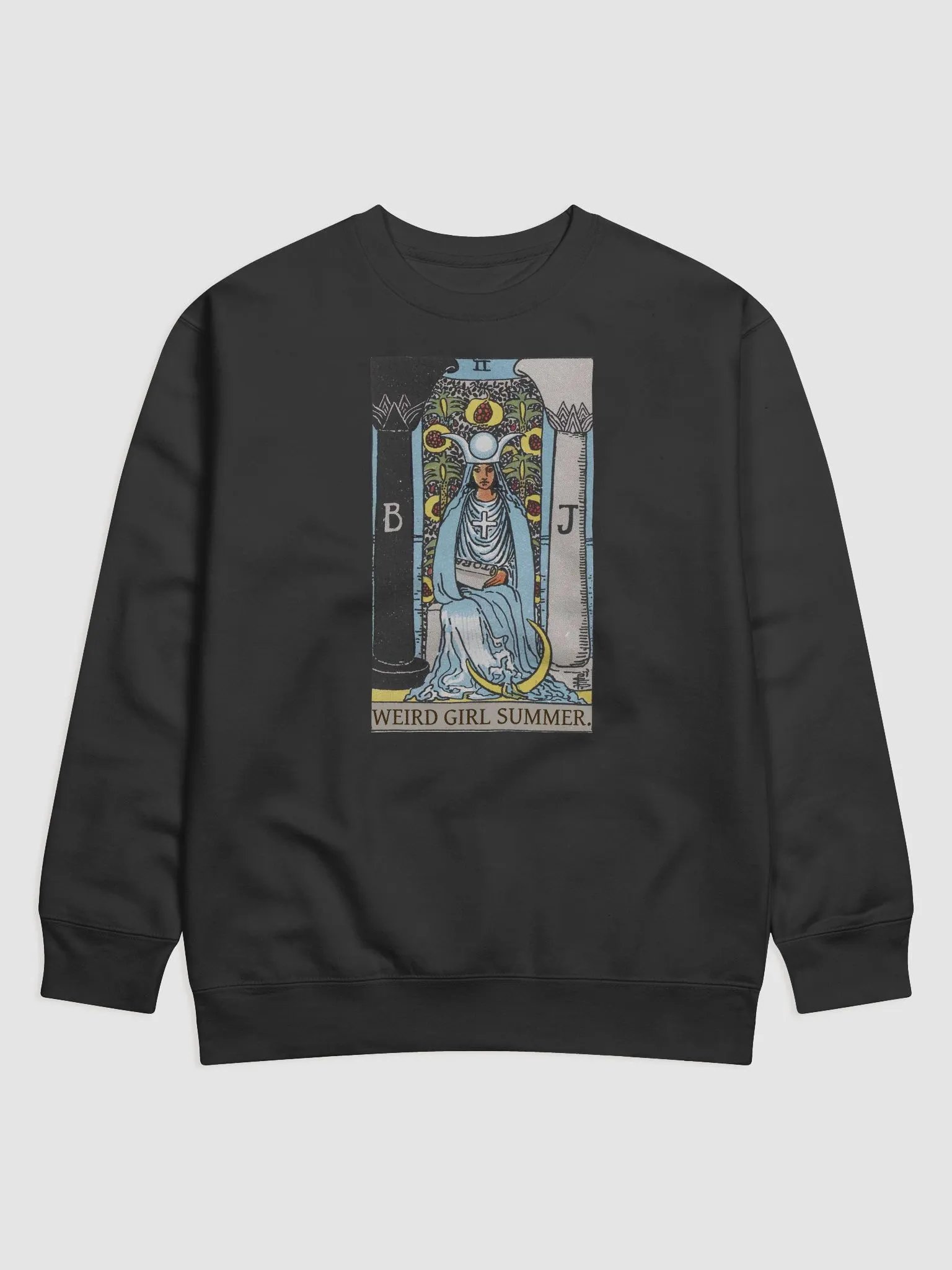 Weird Girl Summer Tarot High Priestess - Unisex Sweatshirt product image (1)