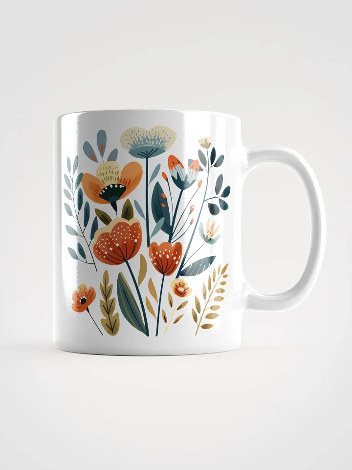 Floral Dreams White Glossy Mug product image (1)