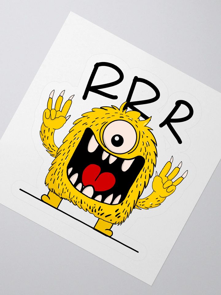 Monster with a Message Kiss Cut Stickers product image (4)