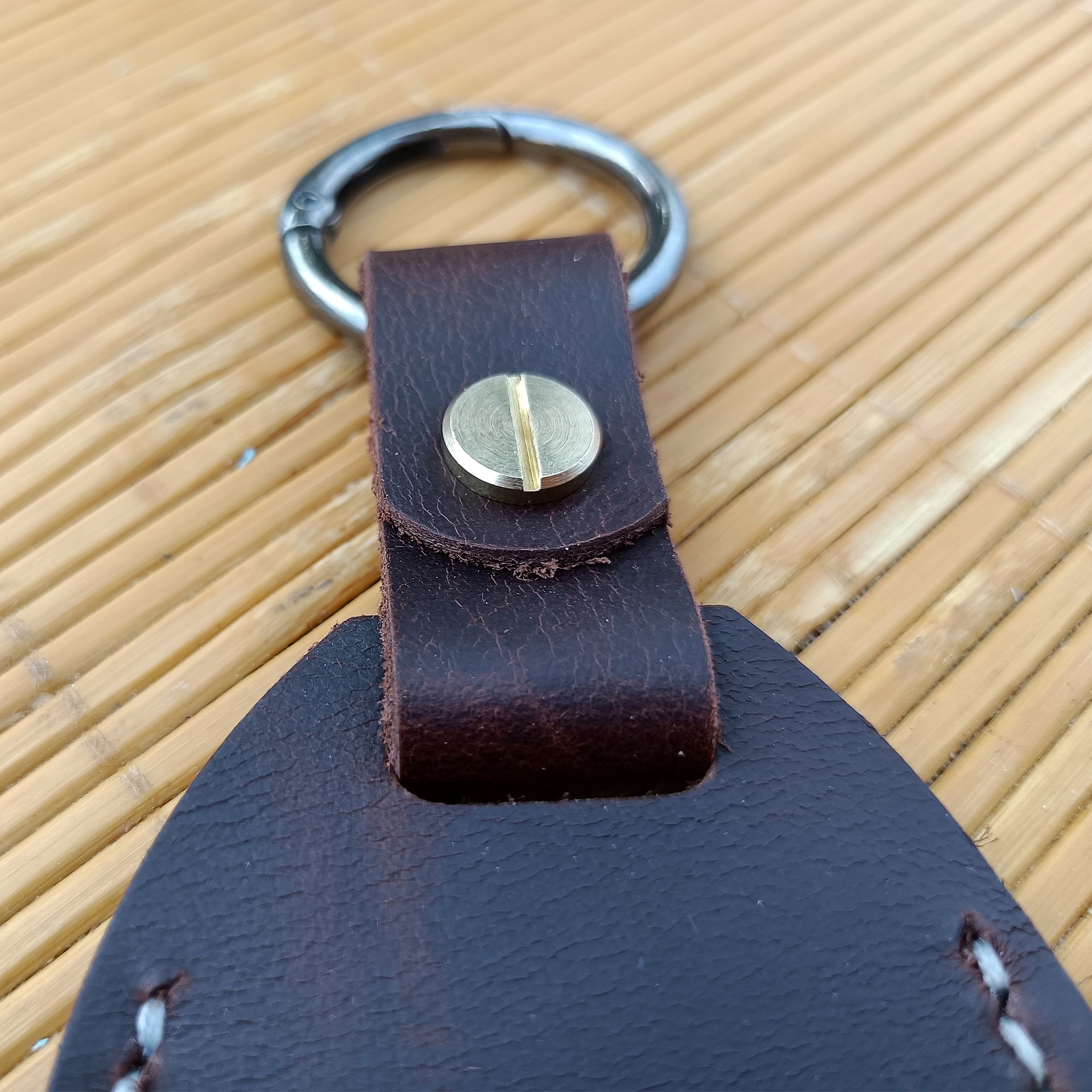 MEEBOY Handmade Keychain Leather Protective Key Holder,broken car key sleeve product image (7)