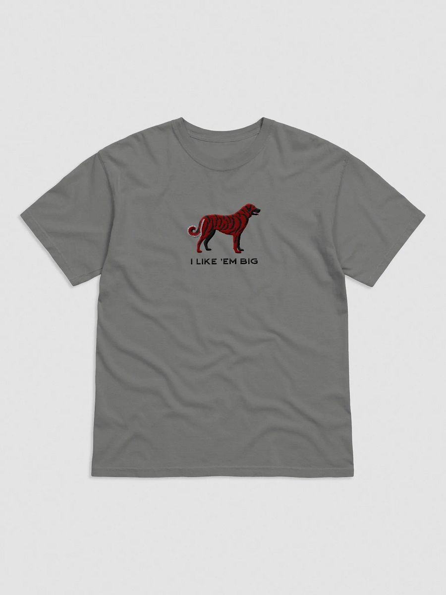 I Like 'Em Big T-Shirt(Embroidered) of an Anatolian Shepherd Dog(Red Brindle) product image (4)
