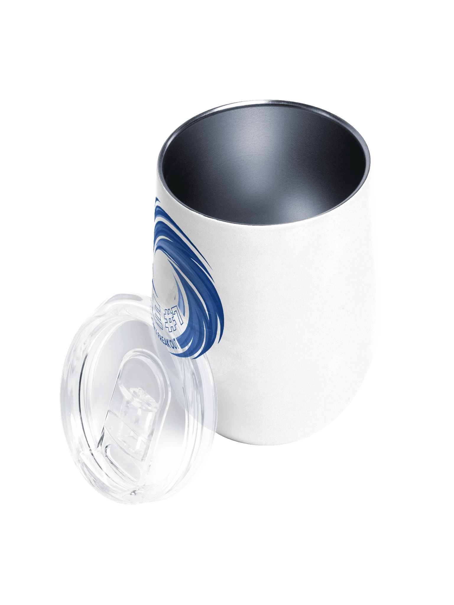 Rule #7 Wine Tumbler Blue and White product image (3)