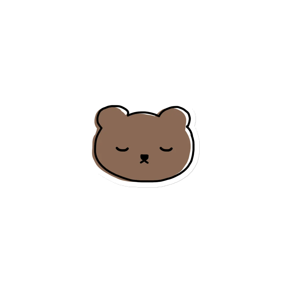 Sleepy Bear Magnet product image (1)