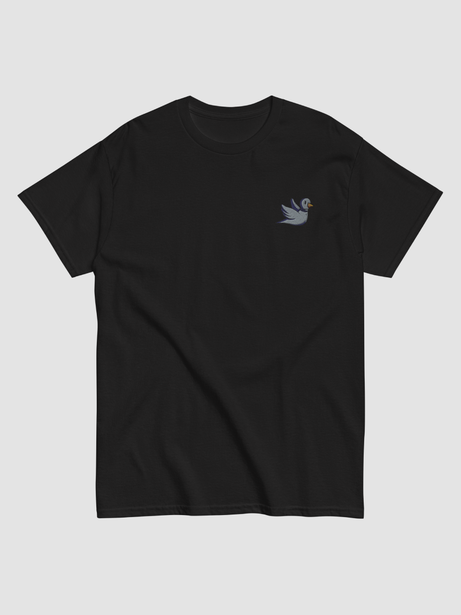 Pigeon Embroidered T-shirt | Art by Duck product image (4)
