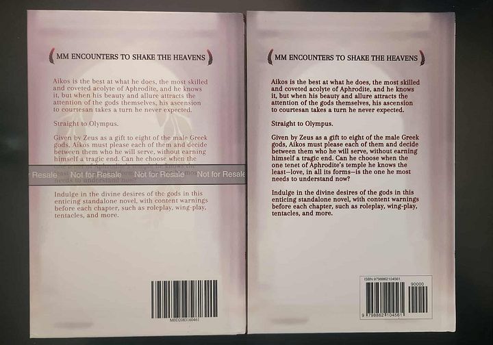 PROOF Copy - Last Courtesan of Olympus (Hardcover V2) product image (2)