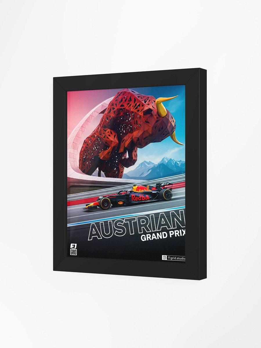 Austrian Grand Prix F1 2025 Poster - Red Bull Ring Dynamic Art Print product image (48)