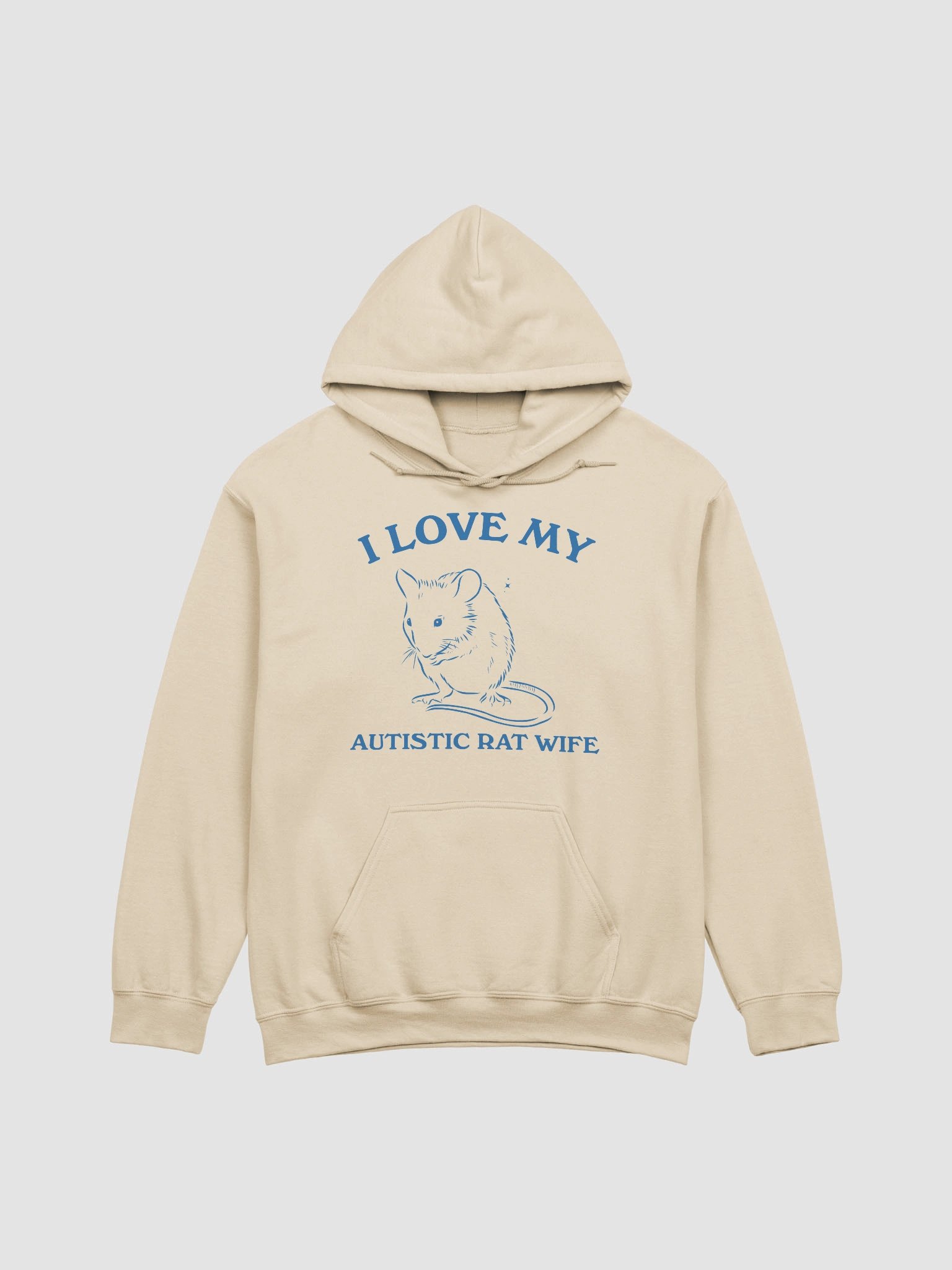 I love my autistic rat wife Hoodie product image (2)