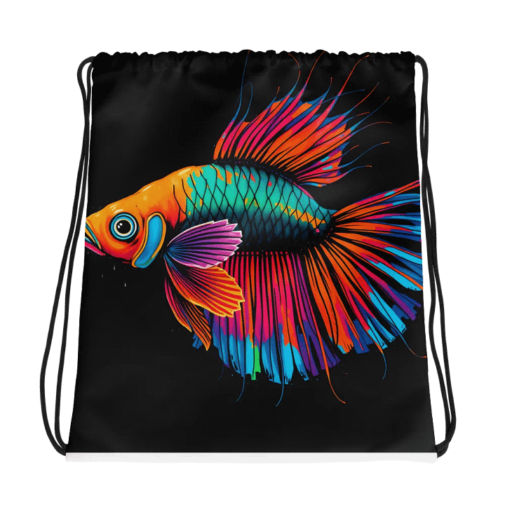 Beta Pop art Splendor Drawstring Bag product image (1)