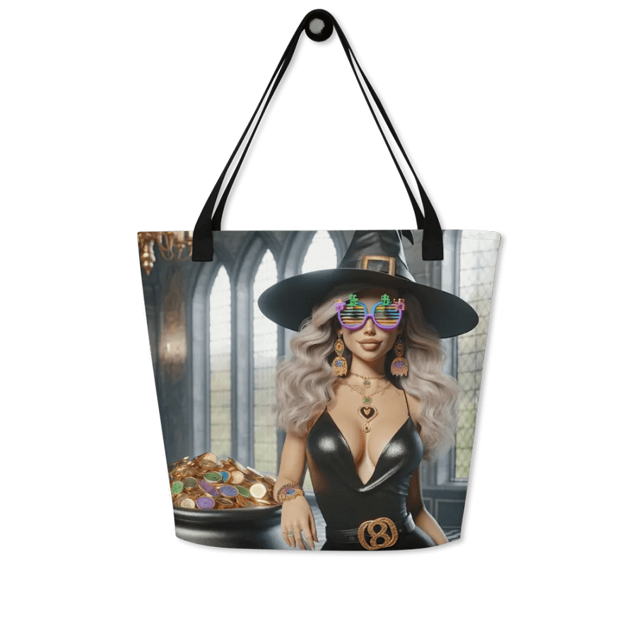 WEALTHY WITCH - TOTE BAG - DANCE MEMECOIN product image (7)