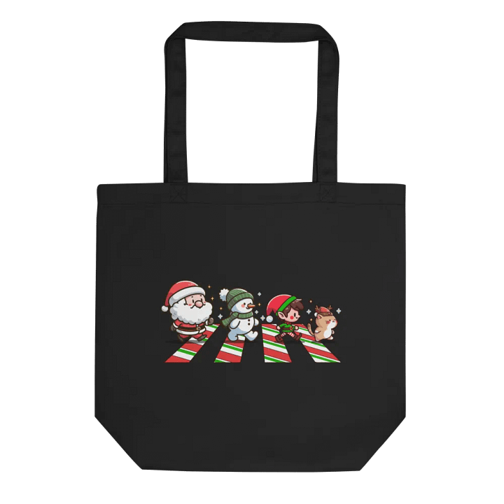 Santa gang crosswalk - organic tote bag product image (1)