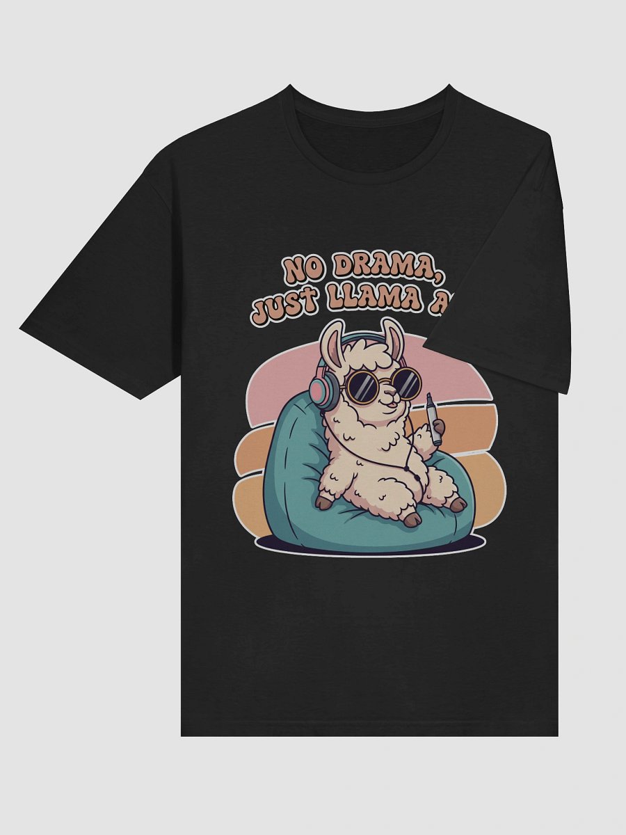 Chill Llama with Marker Unisex T-Shirt product image (6)