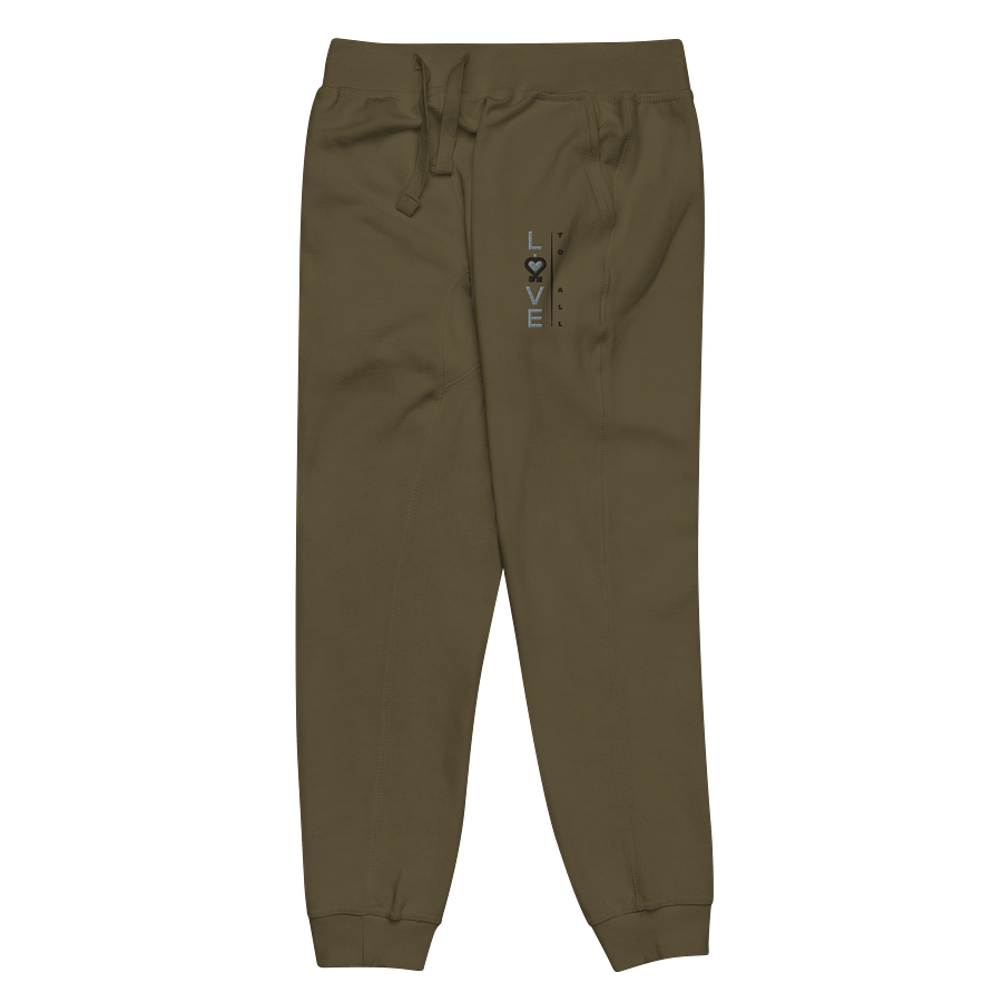 L2A 2025 Drab Slim Embroidered Fleece Joggers product image (5)