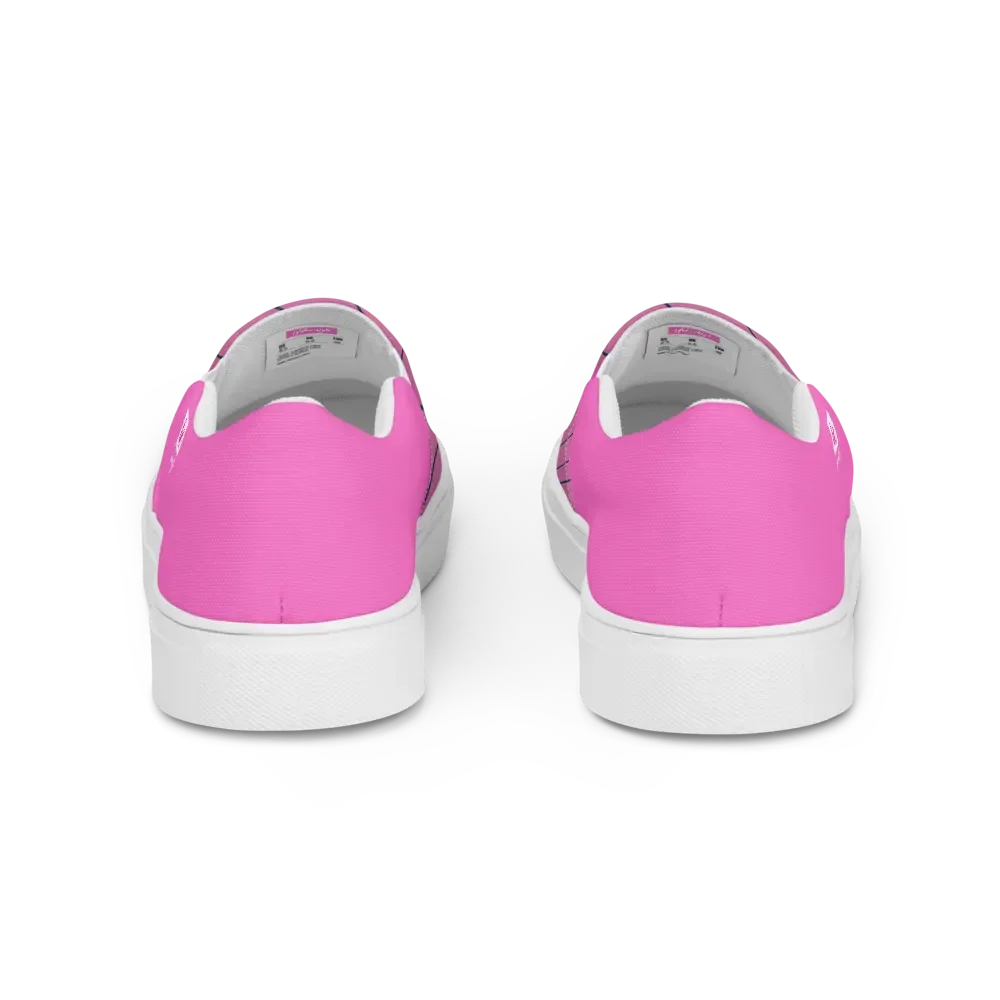 Pink Wave Men's Canvas Slip-Ons product image (7)
