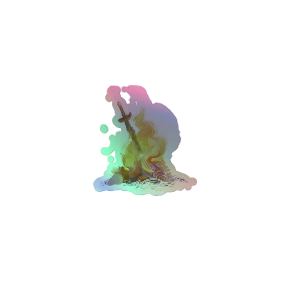 Bonfire Holographic Sticker product image (3)