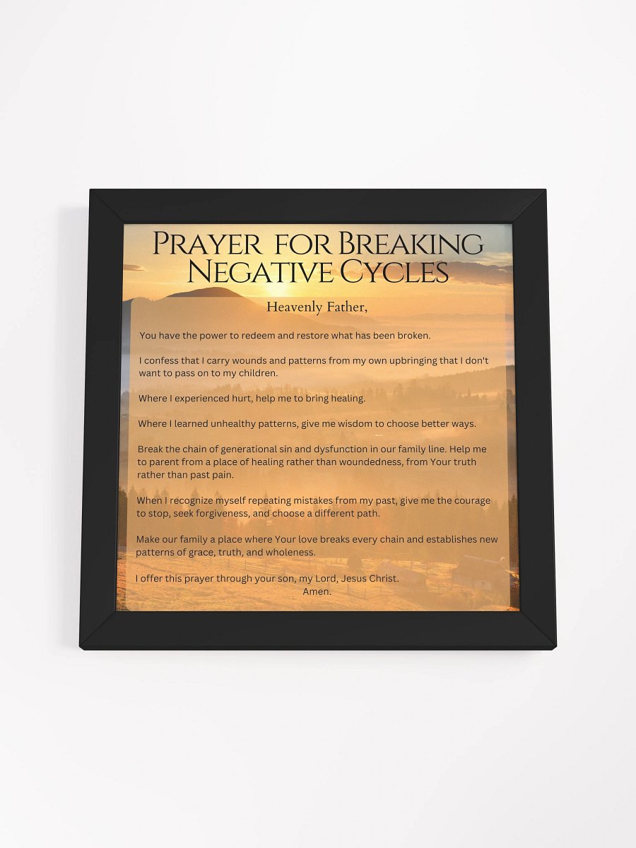 Prayer for Breaking Nagtive Cycles - Square product image (4)