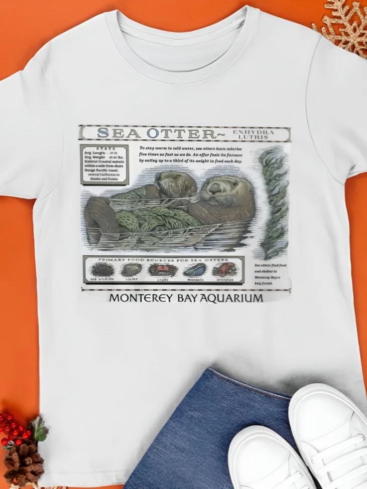 Monterey Bay Aquarium Otter Shirt product image (1)