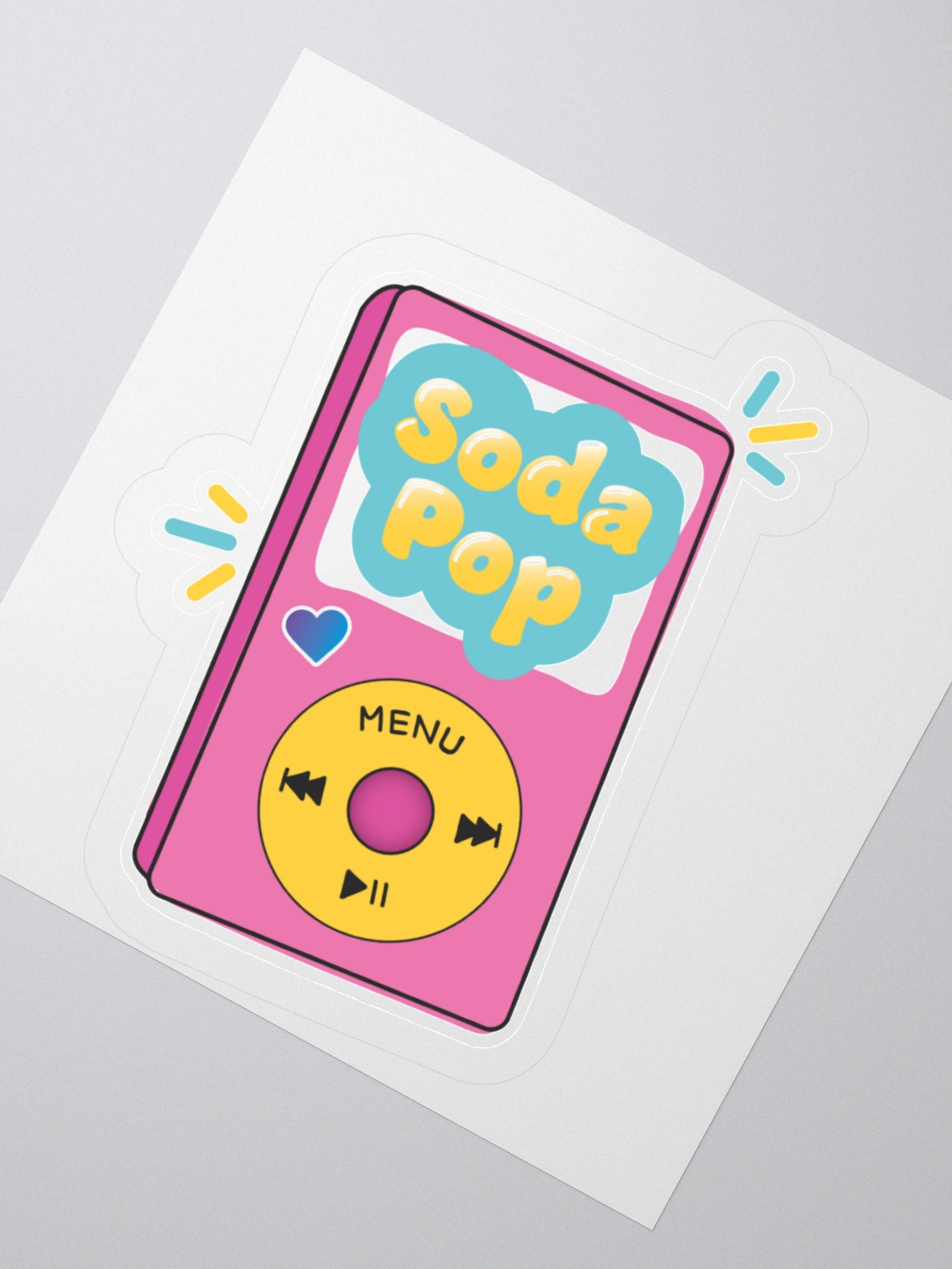 Soda Pop! iPod - Kiss Cut Sticker product image (6)
