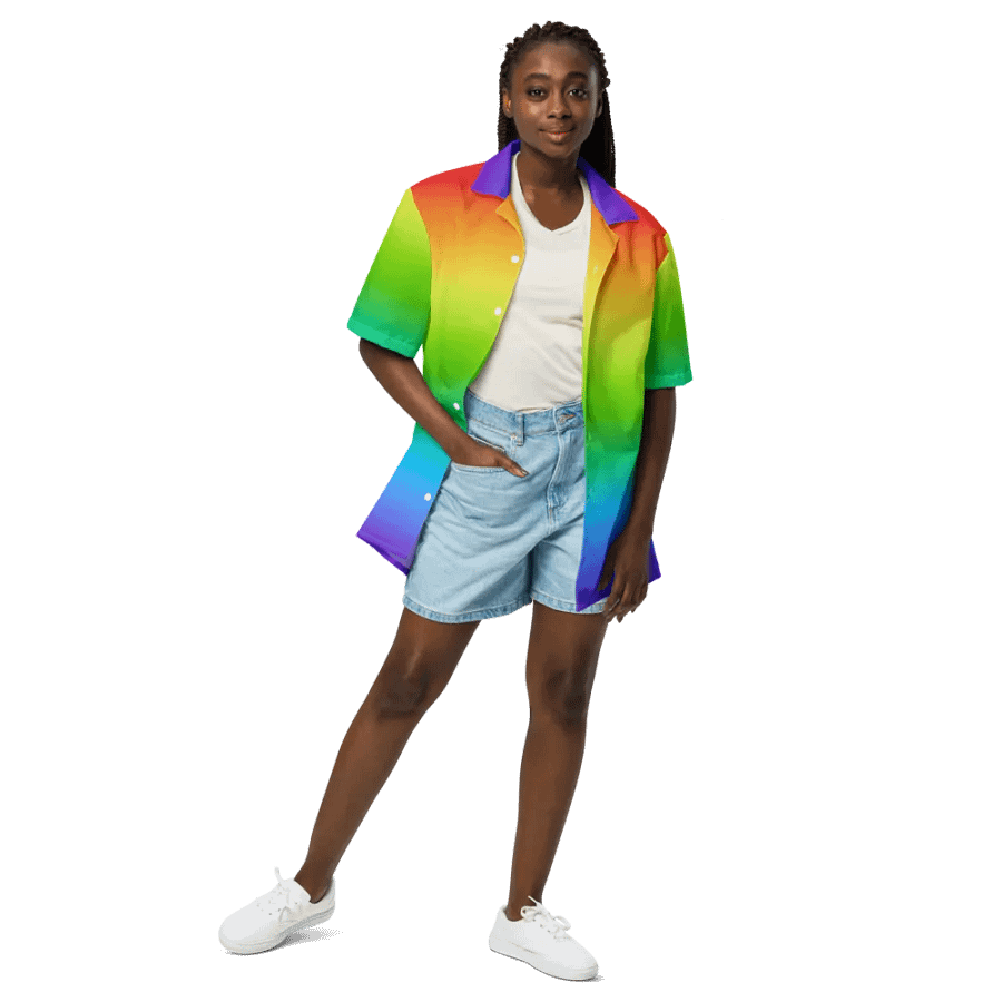 Rainbow Hawaiian Shirt product image (3)