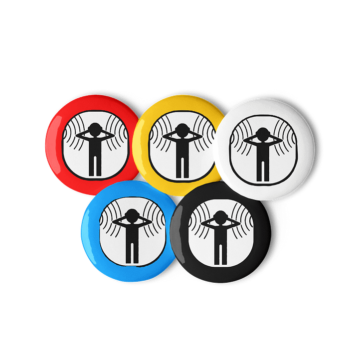 Noise Man Button Set product image (2)