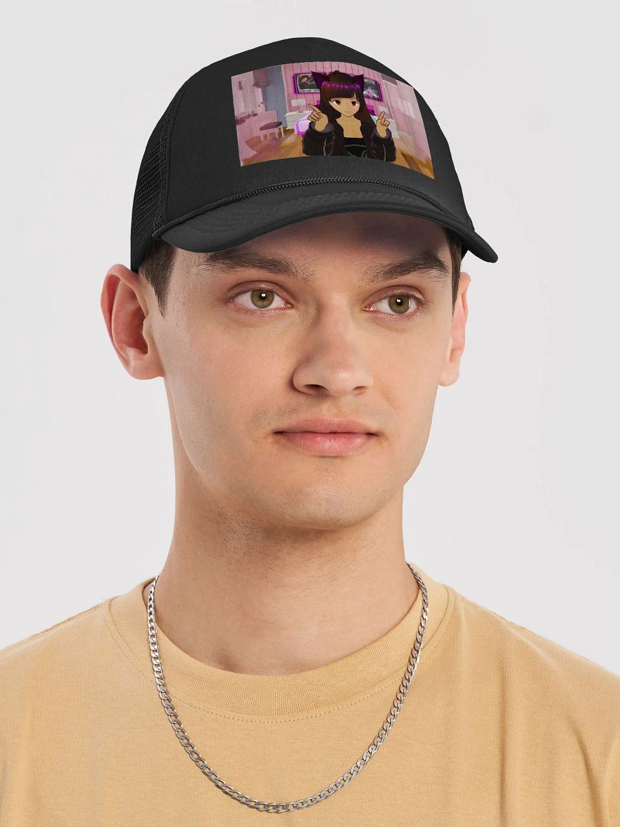 Playful Cat-Eared Trucker Hat product image (5)