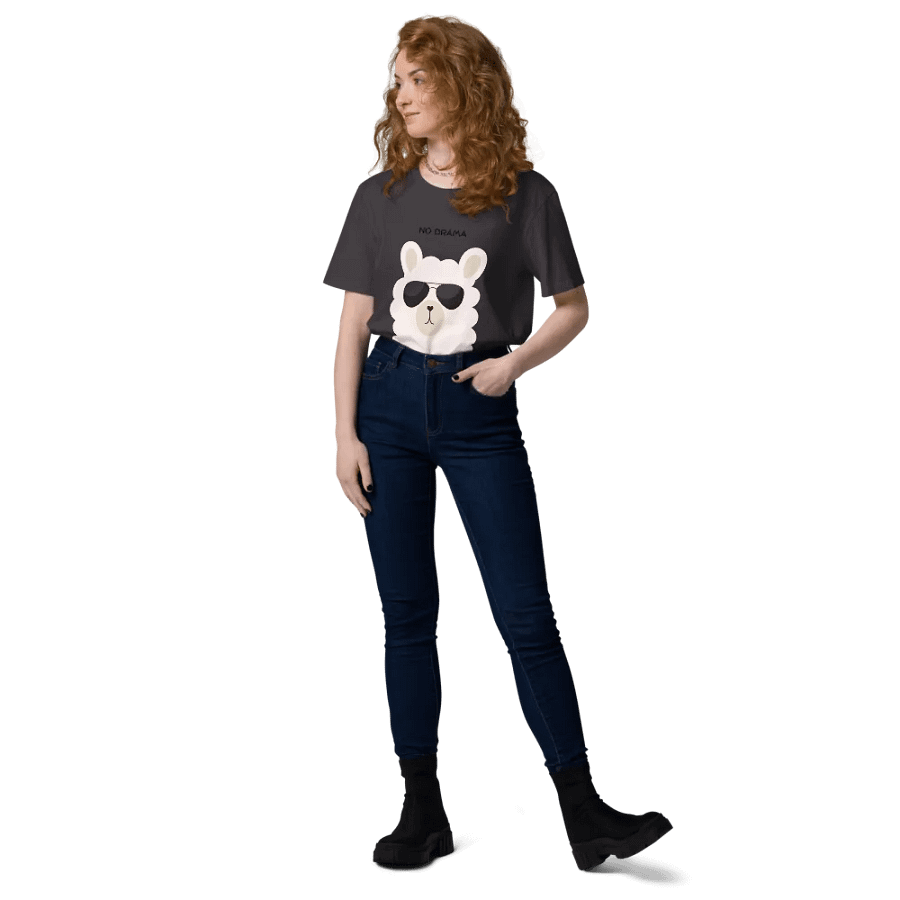 Llama Coolness Organic Tee product image (142)