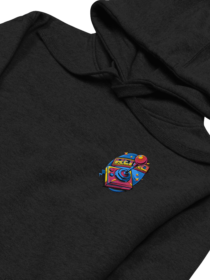 Retro Joystick Left Embroidered Hoodie product image (2)