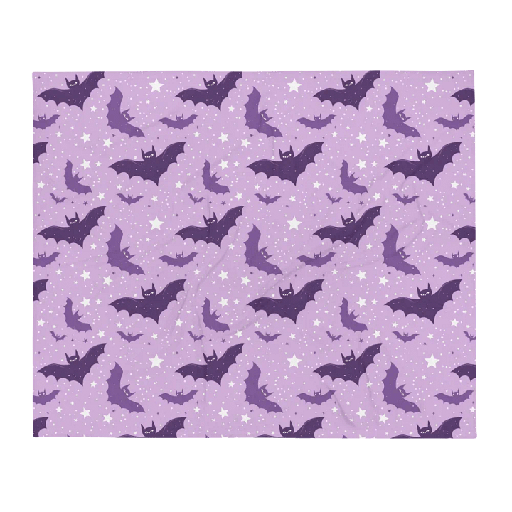 Purple Bats Blanket product image (1)