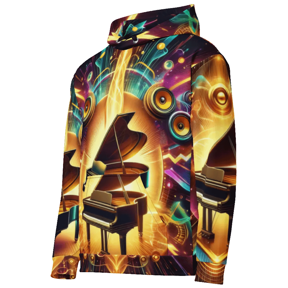 Piano Musical Instrument - All-Over Unisex Hoodie #24 product image (11)