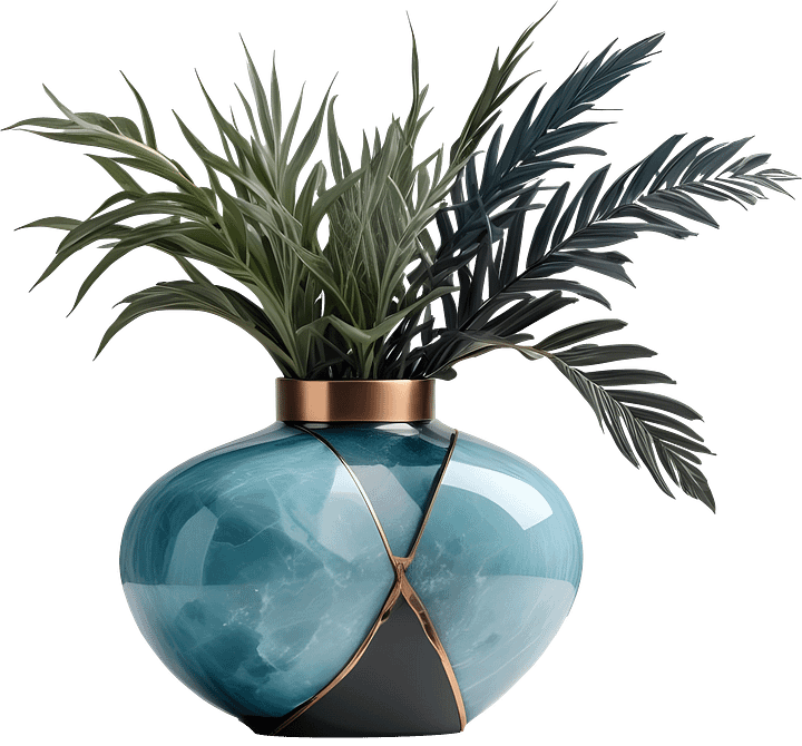 Coastal Luxe spa decor – vase png product image (1)