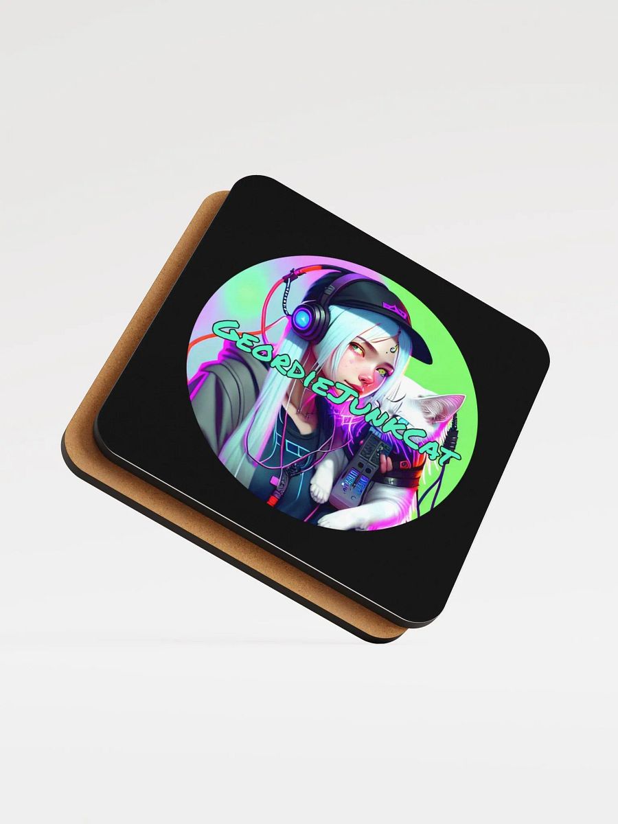 NEON THREE Drink Coaster (3.74″x 3.74″, US and EU Shipping) product image (5)