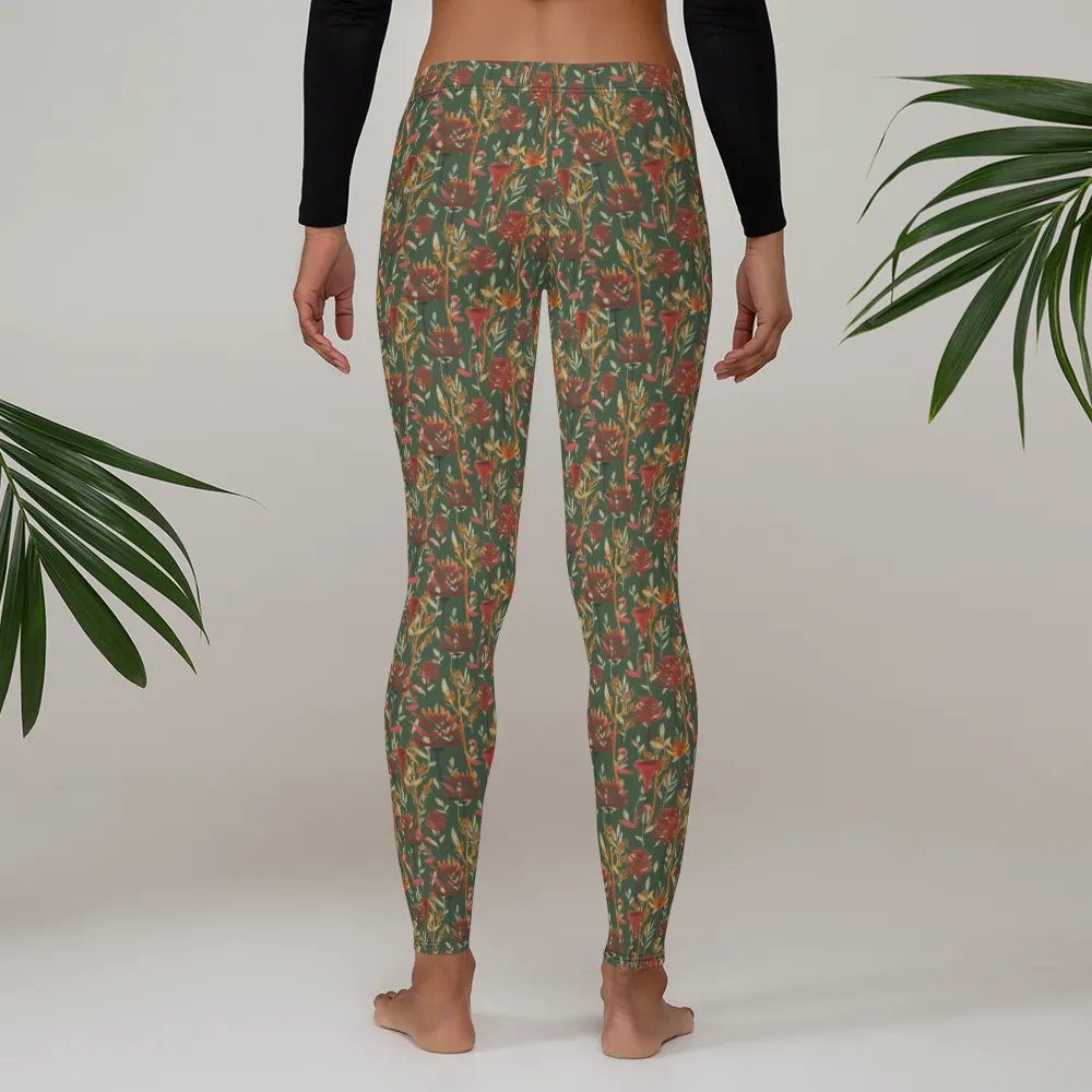 Brown All-Over Print Leggings product image (5)