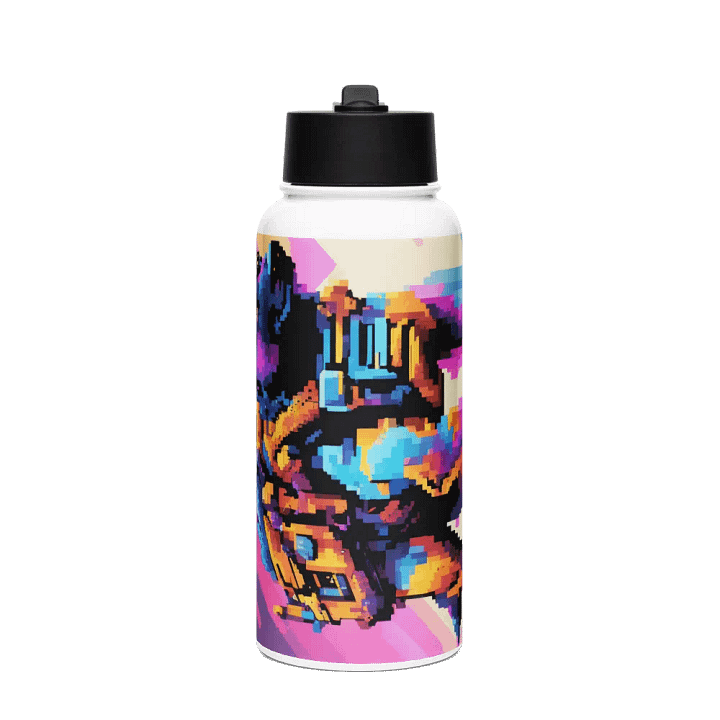 Pixel Pup Armor Water Bottle product image (1)