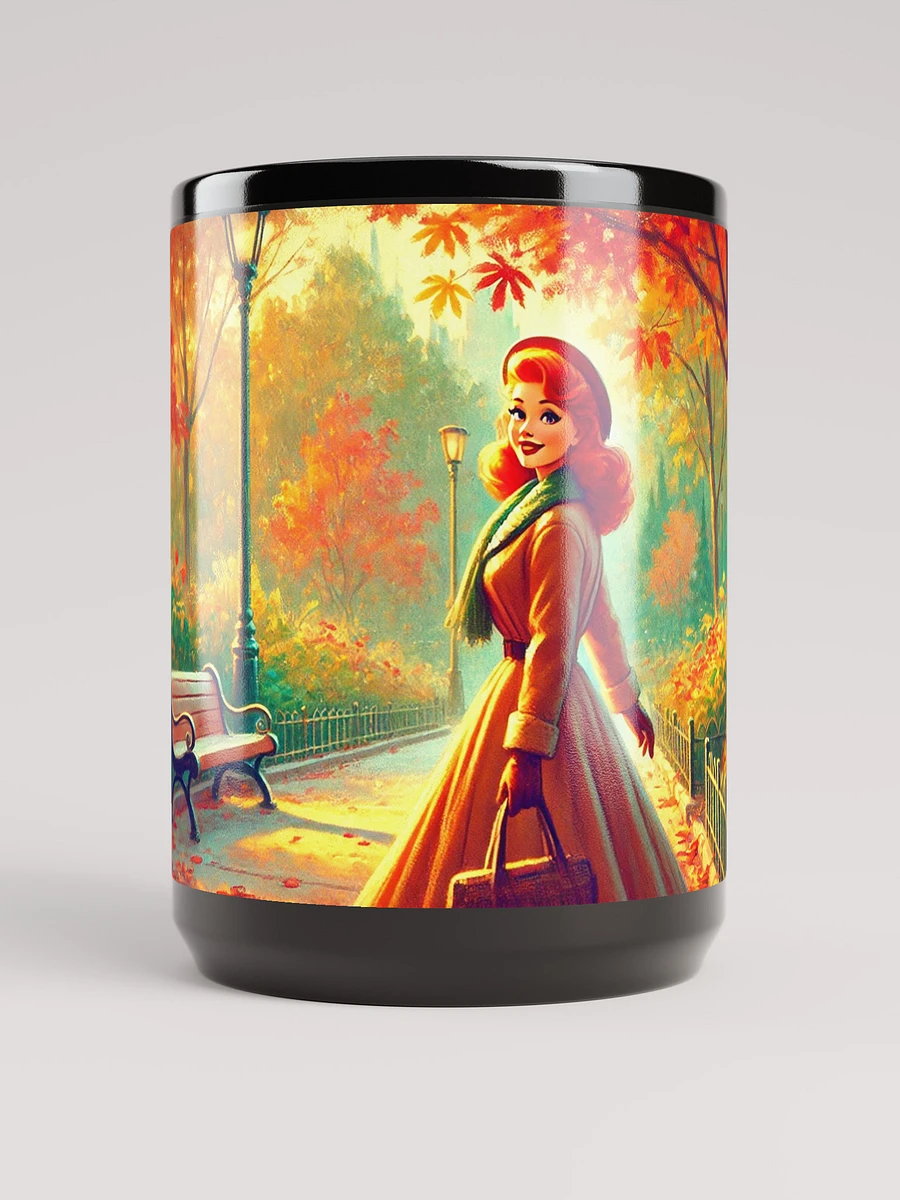 Autumn Walk - Black Mug 15 oz product image (1)