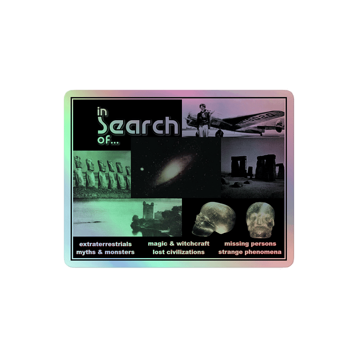 In Search Of...Holographic Sticker product image (2)