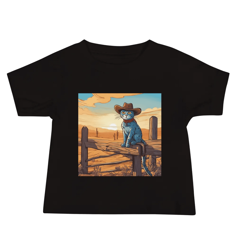 Wild West Kitty Baby Tee product image (2)