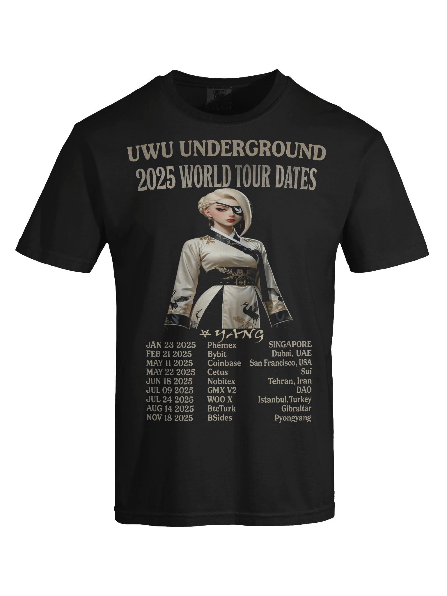 UwU World Tour - Yang - Ltd Edition - 2025 - Heavy Tour Tshirt product image (7)