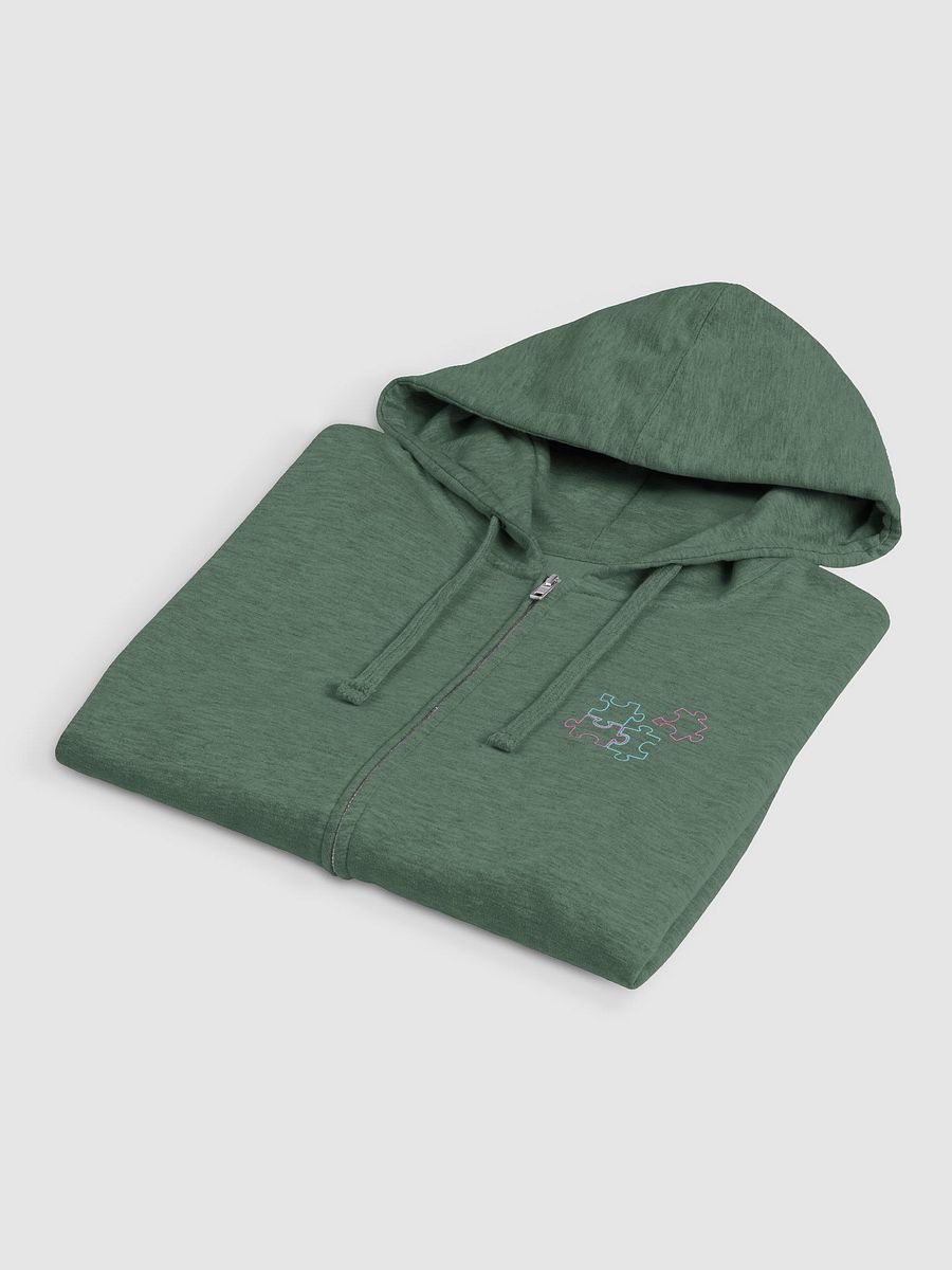 Puzzle Piece Zip-Up Hoodie product image (4)