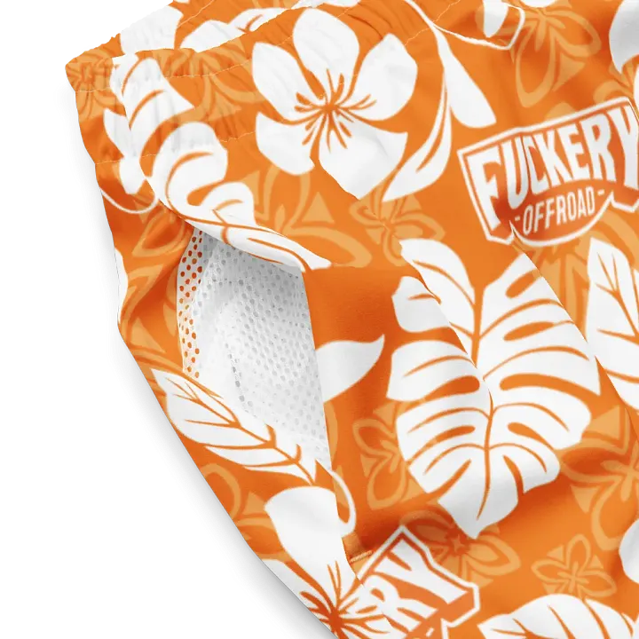 Fuckery Offroad Mens Hawaiian Shorts - Orange product image (2)