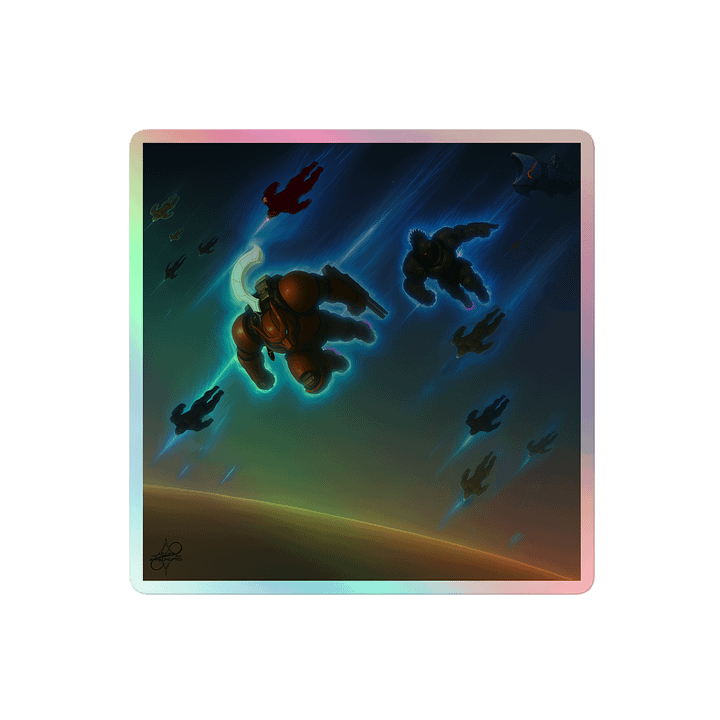 Rain of Iron Holographic Sticker Set product image (2)