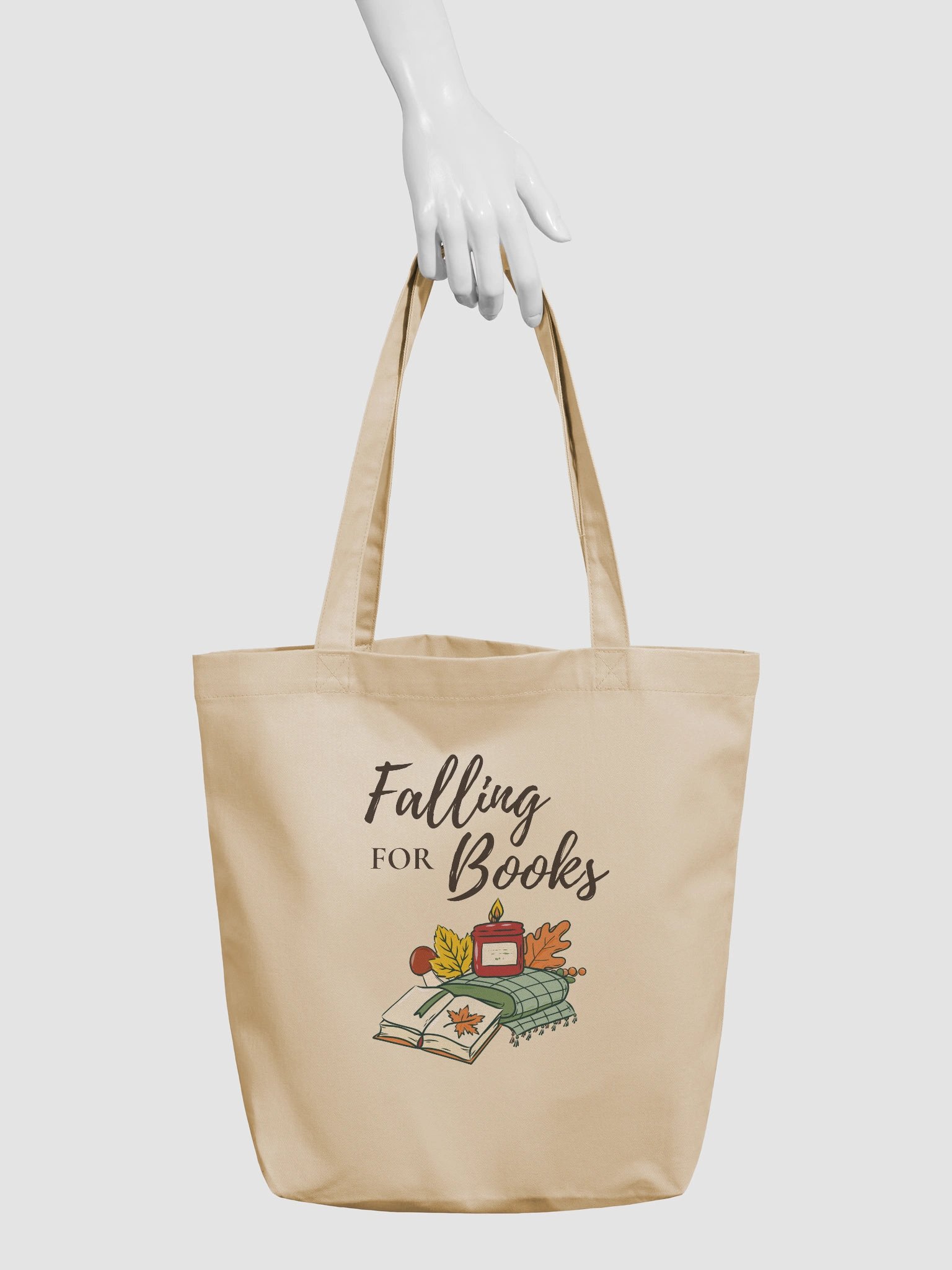Falling for Books Tote Bag product image (3)