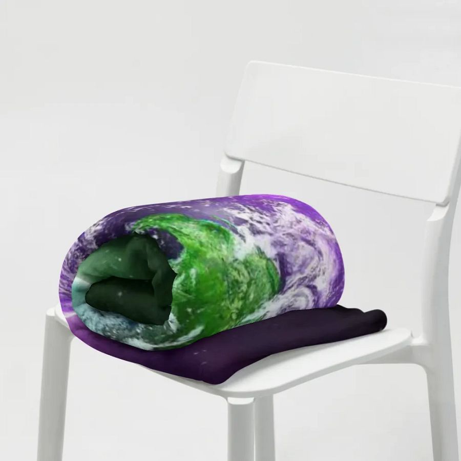 Green&Purple Space Blanket product image (19)
