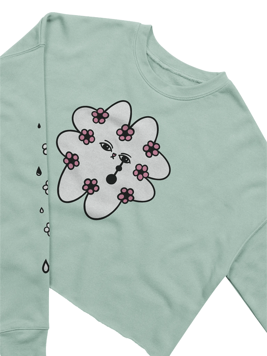 WLS_Crop top sweatshirt with print product image (6)