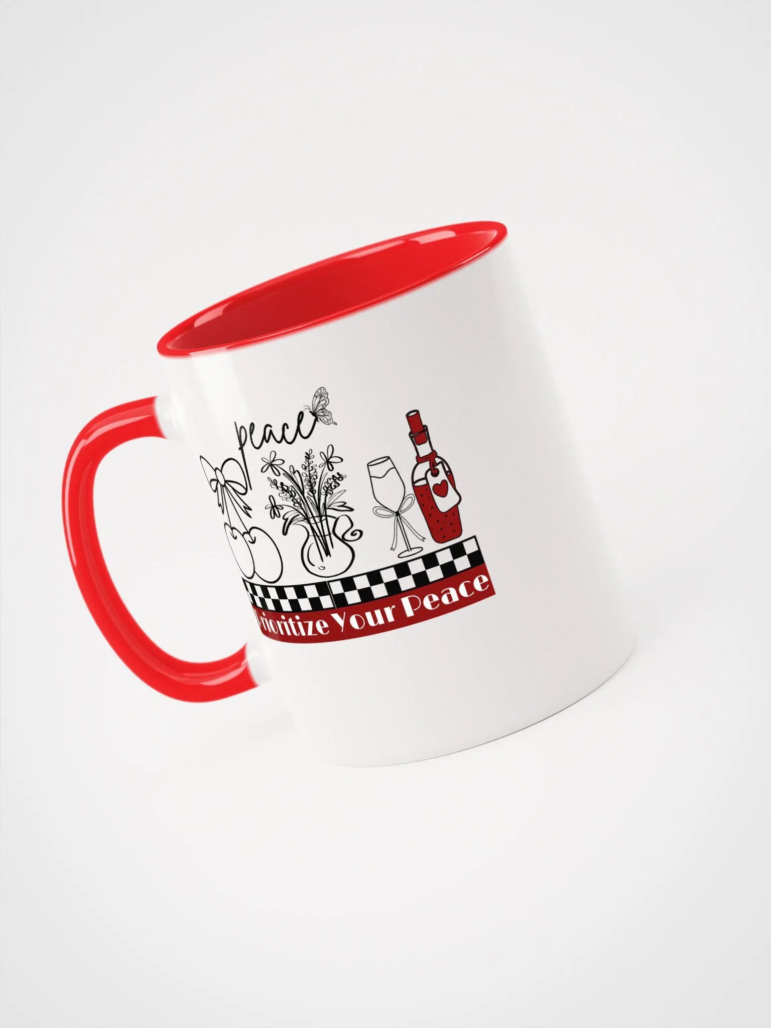 Prioritize Your Peace Self-love Ceramic Mug product image (3)