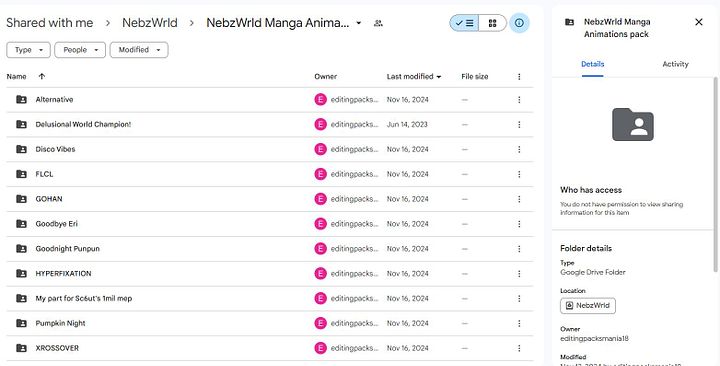 NebzWrld Manga Animations pack product image (2)