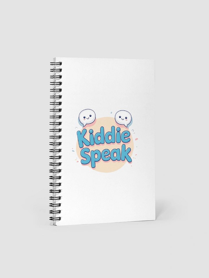 Kiddie Speak Spiral Notebook product image (1)