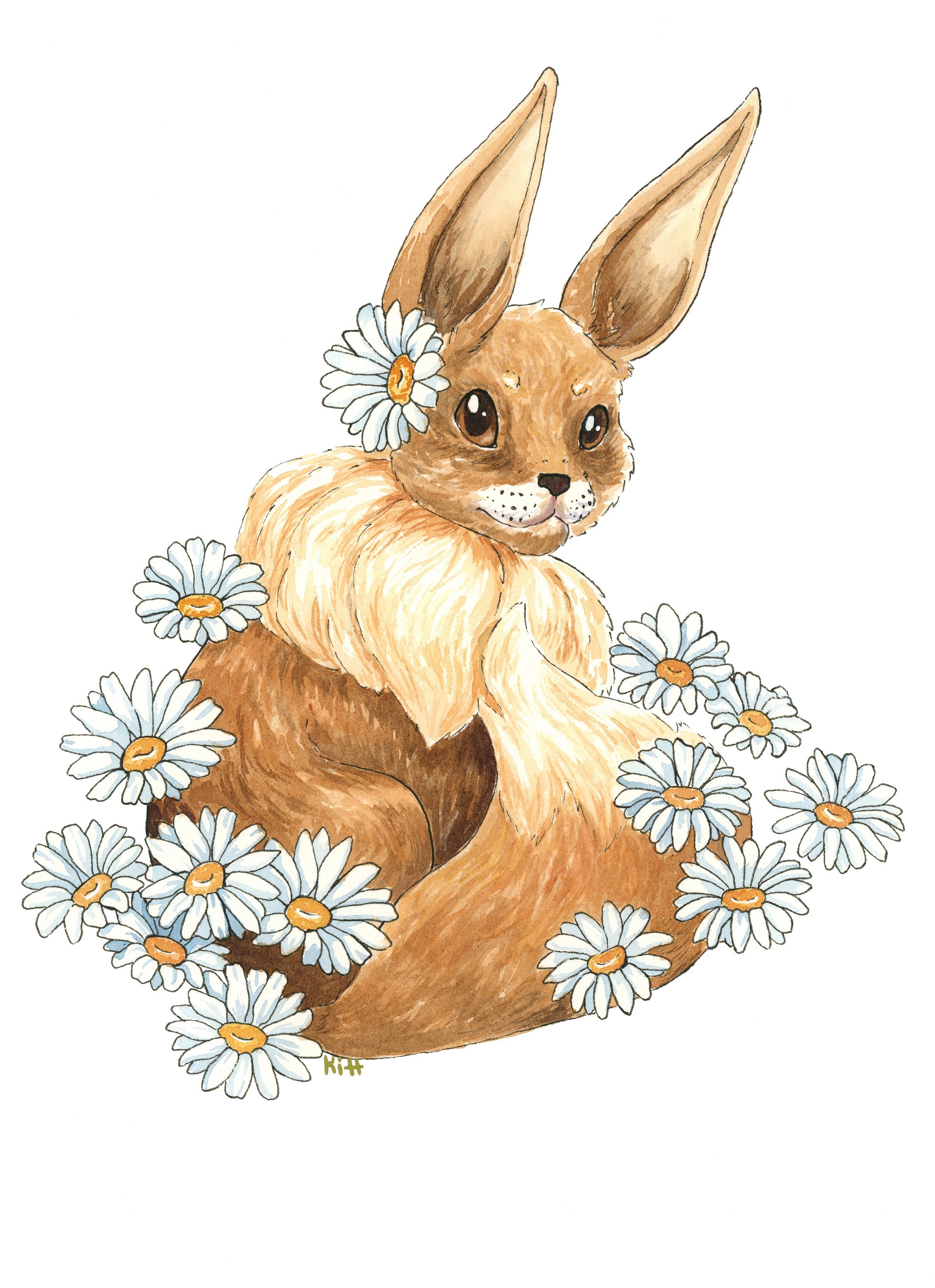 Daisy Eevee 8.5x11 Print product image (1)