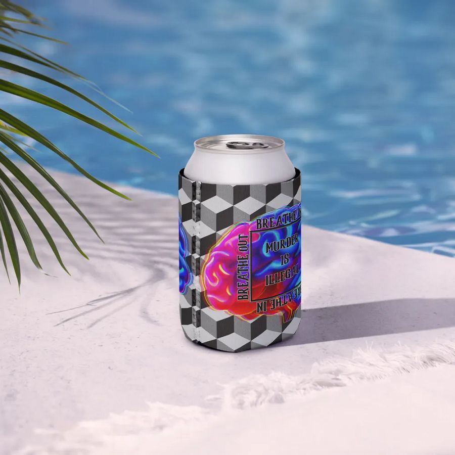 Mindful Can Cooler: Murder Is Illegal Edition product image (8)